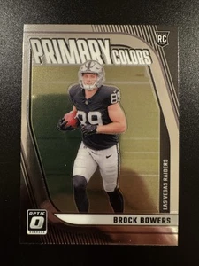 2024 Donruss Optic Primary Colors Brock Bowers #8 (RC) - Picture 1 of 2