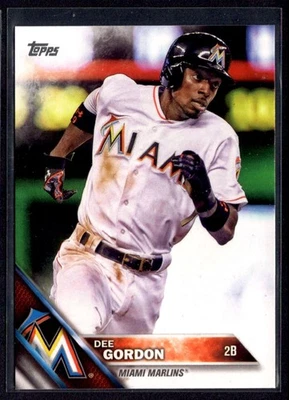 2016 Topps Dee Gordon Miami Marlins #147 - Image 1 of 2
