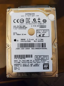 Hitachi 5K750 500GB SATA 2.5 HDD HTS547550A9E384 - Picture 1 of 2