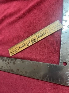 Vintage 6” Wood Advertising Ruler, Marvin Law Book Company in St. Paul, MN. - Picture 1 of 5