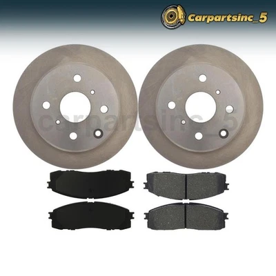For Toyota Cressida 1984-1988 Rear Disc Brake Pad Set Disc Brake Rotor - Image 1 of 4