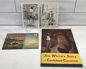 Folleto y postales Jim White Carlsbad Caverns National Park Souviner 2 RPPC - Imagen 1 de 13