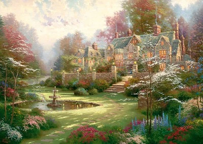 Puzzle 2000 pezzi Schmidt Thomas Kinkade Landitz Gardens Beyond Spring - Immagine 1 di 2