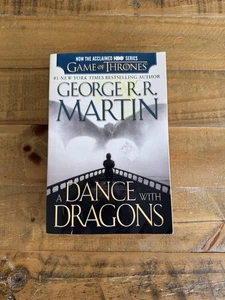 A Dance With Dragons By George R.R. Martin /Fifth Novel/Fantasy Fiction/Large PB - Picture 1 of 8