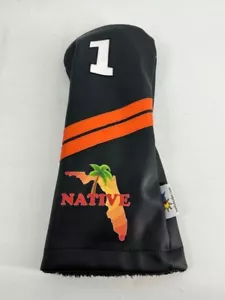 Sunfish Golf Driver Headcover Florida State Native Palm Tree Orange Black 055 - Bild 1 von 1