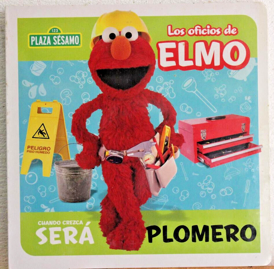 Plaza Sesamo Los Oficios de Elmo Sera Plumber Book BRAND NEW - Image 1 of 2