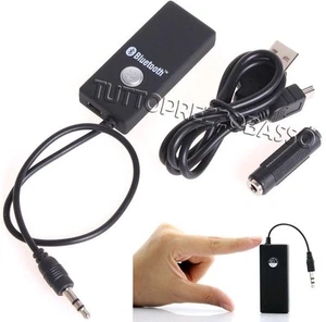 Ricevitore audio bluetooth per impianto stereo musica hifi aux jack 3,5 mm dc tv - Picture 1 of 1