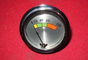 Vintage Rochester Gauge silver face 2 1/8" 0-100 psi mech oil pressure gauge 34 - Picture 1 of 6