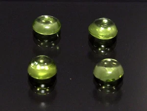 1.05Cts 4 Pieces UNHEATED Natural Oval Cut Brazilian Peridot Gemstone CH 5264 - Picture 1 of 2