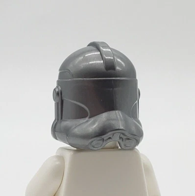 Lego Star Wars Flat Silver Clone Trooper Helmet Error Test Print Prototype - Image 1 of 4