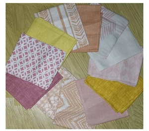 12 x Fat Quarter African Summer themed FAT QUARTERS-Cotton Fabric - Picture 1 of 13