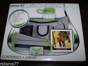 SPORTCRAFT 5 in 1 Walking Kit - Weights, Pedometer, Bottle, Belt..NIB In Spanish - Picture 1 of 2