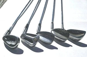 Set of 5 Right-Handed Golf Clubs Dyna-Tour Warrior Acushnet Heathway SW - Picture 1 of 24