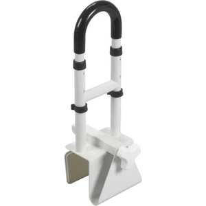 Adjustable Bathtub Grab Bar & Bathtub Safety Rail, White - Picture 1 of 2
