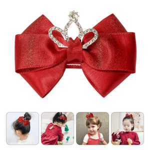 Glitter Bow Hair Clips Kids Hairpin Bowknot Barrette Sequin Bows Hair Clip - Picture 1 of 12