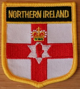 NORDIRLAND Schild Länderflagge bestickt PATCH Abzeichen P1 - Bild 1 von 1