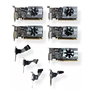 5x MSI Radeon 6450 1GB GDDR3 PCIE Video Graphics Card R6450-MD1GD3/LP - Picture 1 of 7