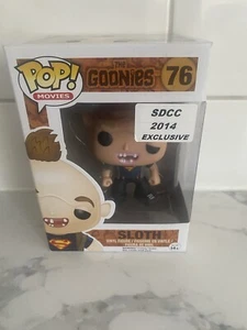 Funko Pop! Movies The Goonies Sloth Superman T-Shirt SDCC 2,500 #76 No Sticker - Picture 1 of 6