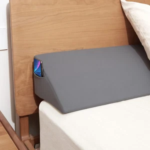 King Size(76"X10"X6") Bed Wedge Pillow, Bed Gap Filler, Mattress Wedge, Headboar - Picture 1 of 8