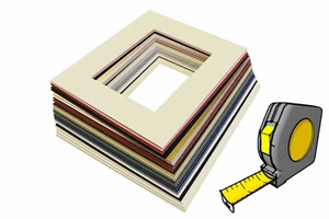Maßgeschneiderte Größe Bild Foto abgeschrägte Kantenhalterung bis 40x60 cm - Bild 1 von 24