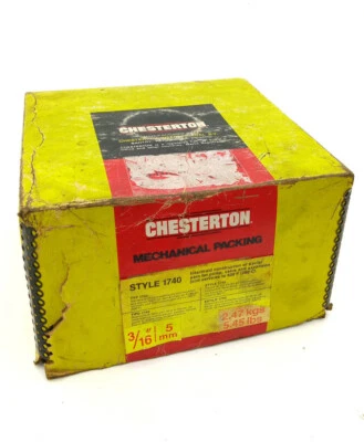 Chesterton 1740 Packung 5 mm Kevlar Schnur Dichtungsschnur 3/16" Dichtungsspule - Bild 1 von 4