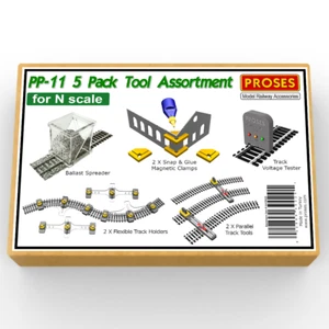 5er-PACK! Proses Smart Tools für Vorschaltgerät, Gleisverlegung, Testen, Bauen (N) - Bild 1 von 6