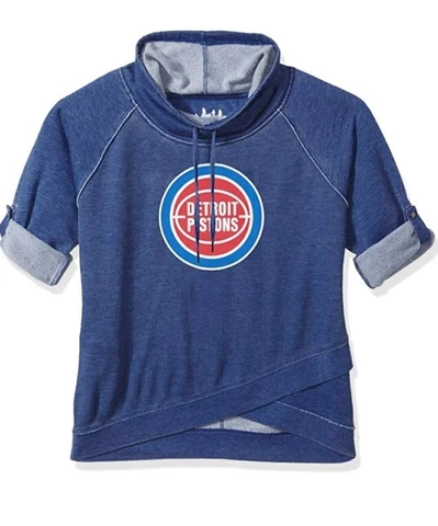 NBA Detroit Pistons Womens Plus Size 1X or 2X Wildcard Top Hardwood Classic Blue Cover