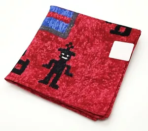 Pañuelo de algodón Vivienne Westwood patrón de robot en rayas rojas - Imagen 1 de 4
