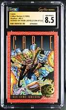 Cable #G-1 GOLD FOIL STAMPED CGC Signature Series 8.5 NM/MT+ signed Rob Liefeld