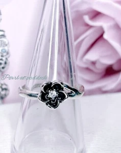 Authentic Pandora Mystic Floral Clear Cz Ring In Gift Box 54 Size 7 - Picture 1 of 4