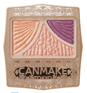 Canmake Juicy Pure Eye Sheen Eyeshadow Trio, 15 Sunset Kiss - Made in Japan - Picture 1 of 8