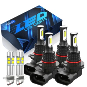 For 1995-1999 Chevy Tahoe LED Headlight High/Low + Fog Light 6X Bulbs Combo kit - Picture 1 of 16