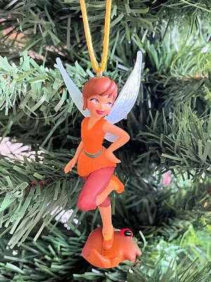 PERSONALIZADO DELUXE Disney Tinker Bell FAWN Hada Navidad Adorno PVC NUEVO Foto 1 de 4