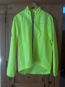 Pinnacle Light weight Bike Cycling Jacket High Vis Reflective Pockets L Yellow - Picture 1 of 8