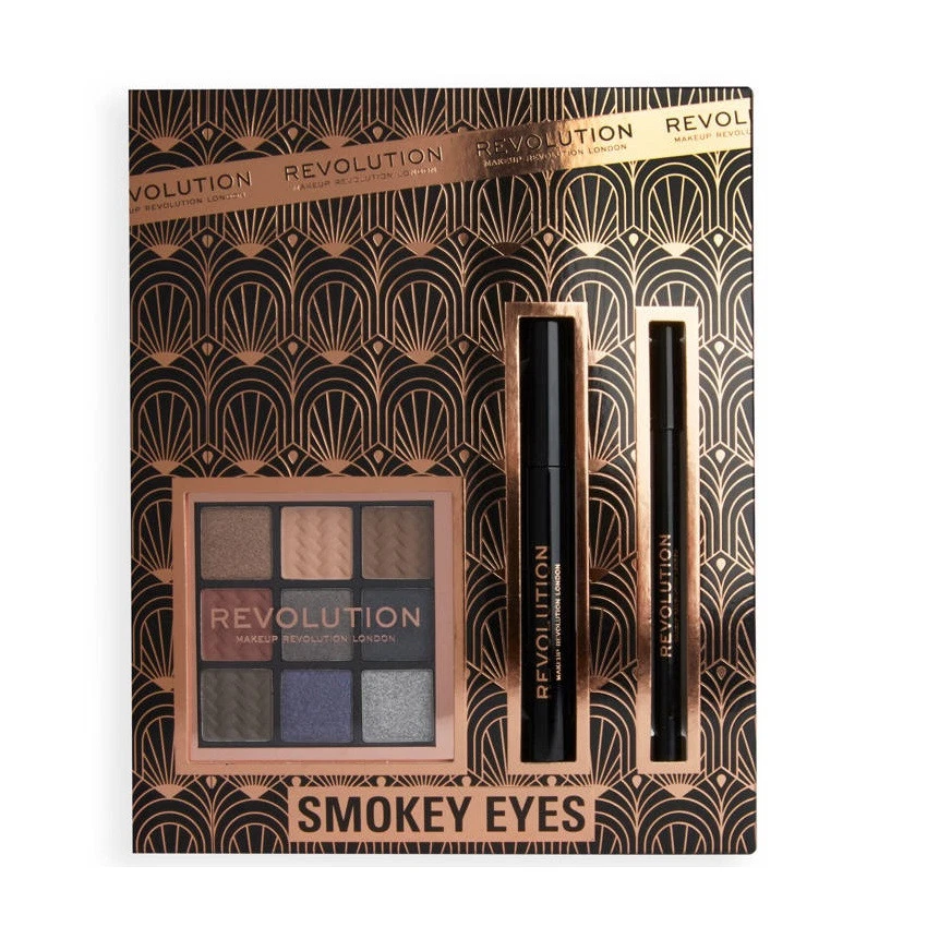5057566640046 Makeup Revolution Smokey Eyes zestaw konturówka do oczu + tusz do  - Bild 1 von 1