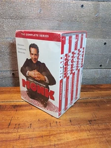 Monk: The Complete Series Boxed Set Seasons 1-8 New 32 DVD Disks - Picture 1 of 4