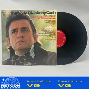 Johnny Cash - The World Of Johnny Cash Vinyl LP Very Good (VG)/Very Good (VG) - Imagen 1 de 6