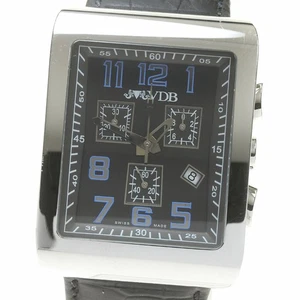 VAN DER BAUWEDE Rectangular Chronograph Quartz Men's Used Watch - Picture 1 of 3