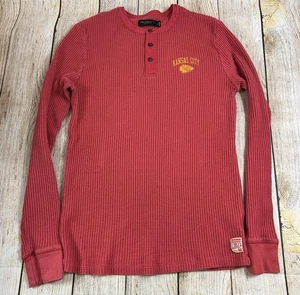 NFL Kansas City Chiefs Junk Food Thermo Henley Langarmshirt Größe Medium - Bild 1 von 7