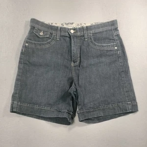 Lee Comfort Stretch hoch geschnittene Bermuda blau Denim Jeansshorts Damengröße 12M - Bild 1 von 5