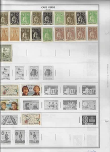CAPE VERDE SELECTION T OF OLD STAMPS ( lot 6480 ) - Picture 1 of 1