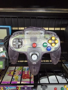 Mando Nintendo N64 Transparente Atomic Purple OEM Probado  - Imagen 1 de 1
