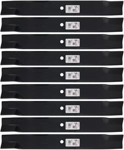 9 Rotary® 6833 Mower Blades for Bad Boy® Dixie Chopper® Windsor® 72" Deck - Picture 1 of 7