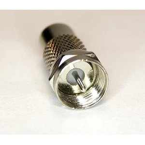 F Type Male To RCA Jack Adapter For Atari Systems Brand New 9327 - Picture 1 of 3