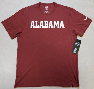 Camisa Alabama Carmesí Marea Para Hombres Grande Roja 47 Marca Franklin Fieldhouse Nuevo Logo Foto 1 de 4