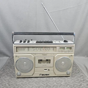 Bush BR 5902A Stereo Cassette Radio 4 Band Boombox Wide Sound System Portable - Picture 1 of 22