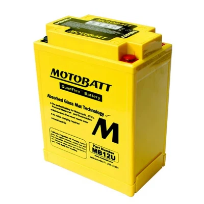 MOTOBATT YB12A-B Ready to Use Battery for Kawasaki 400 Z KZ400D 1974-1979 - Image 1 of 3