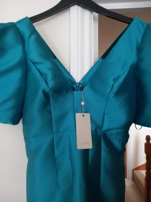 Coast Size 12 Turquoise Dress - Image 1 of 4
