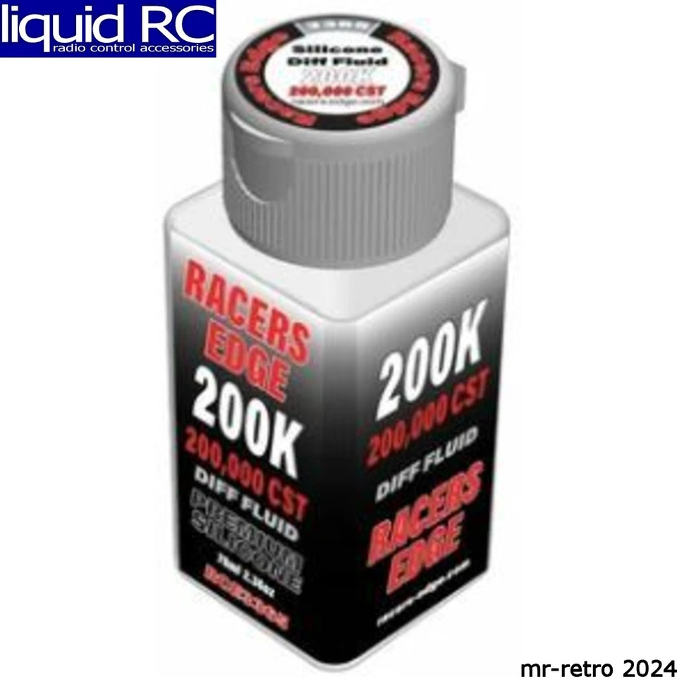 Racers Edge 3365 200 000 200k cst 70ml 2.36oz Pure Silicone Diff Oil - Image 1 of 1