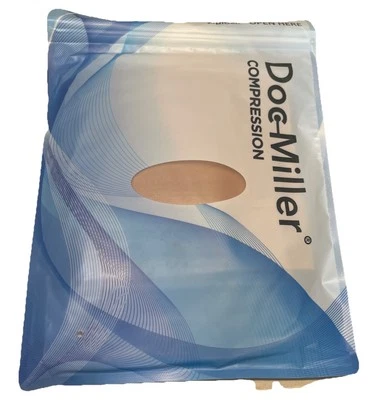 Medias de compresión Doc Miller manga abierta 20-30 Hg, 1 par, piel/desnudo, grandes Foto 1 de 4